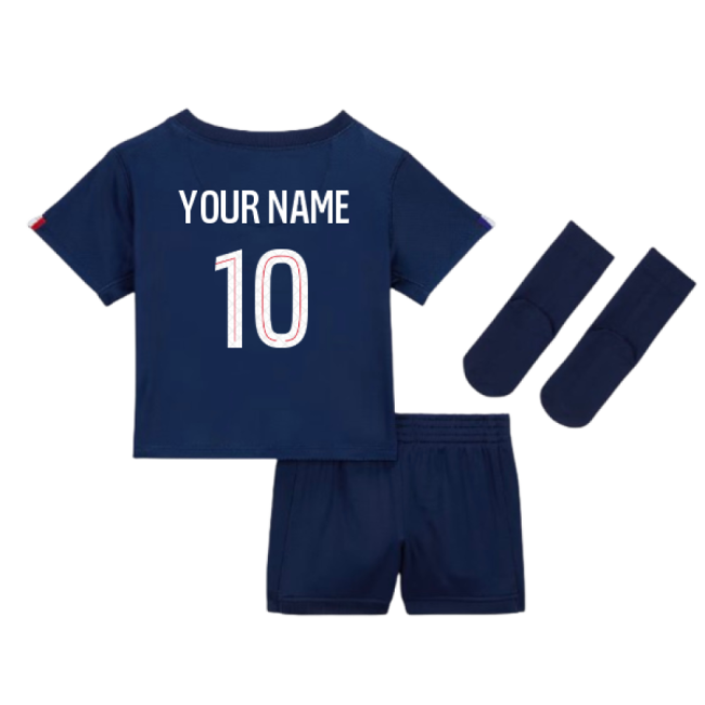 2025-2026 PSG Home Baby Kit (Your Name)-Vantage Point Soccer